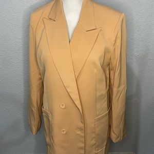 Peach Oversized Blazer